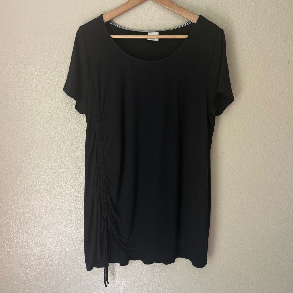 ❇️Soma Black Short Sleeve Top 2 for $22❇️